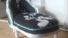 Miniature French Chaise by 1inchminis