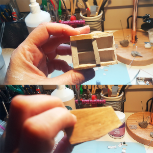 miniature counter built in