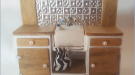 Miniature Kitchen Sink Unit by Melissa
