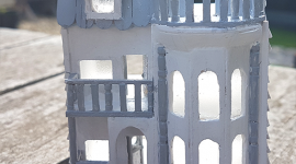 Dollhouse for your Dollhouse – Tutorial by The Square to Spare