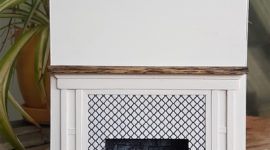 Starting the Livingroom – floor and fireplace