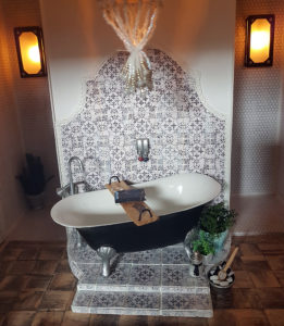 the bath